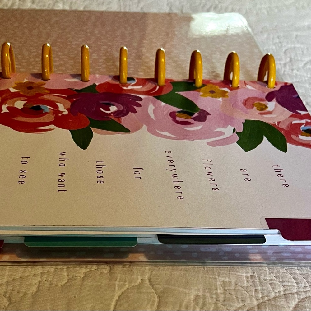 Colorful Striped Journal with Yellow Rings - Picture 5 of 9